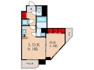 コンフォリア南砂町の物件間取画像